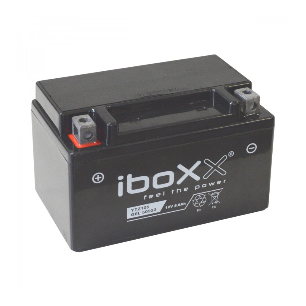 iboxx Motorradbatterie GEL 12V8,6Ah YTZ10S Starterbatterie Zweirad Batterie