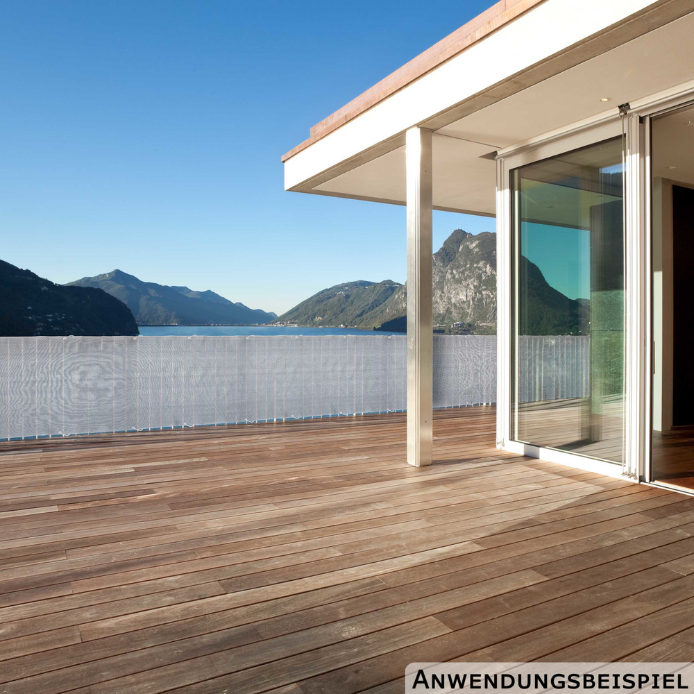 Balkonsichtschutz 90 x 500 cm hellgrau image number 5