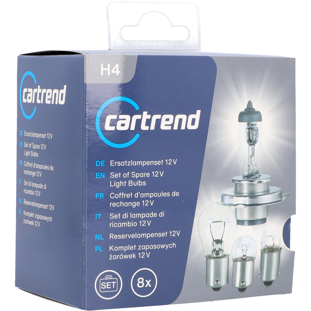 KFZ-Lampenersatzset 12V H4 8-teilig image number 1