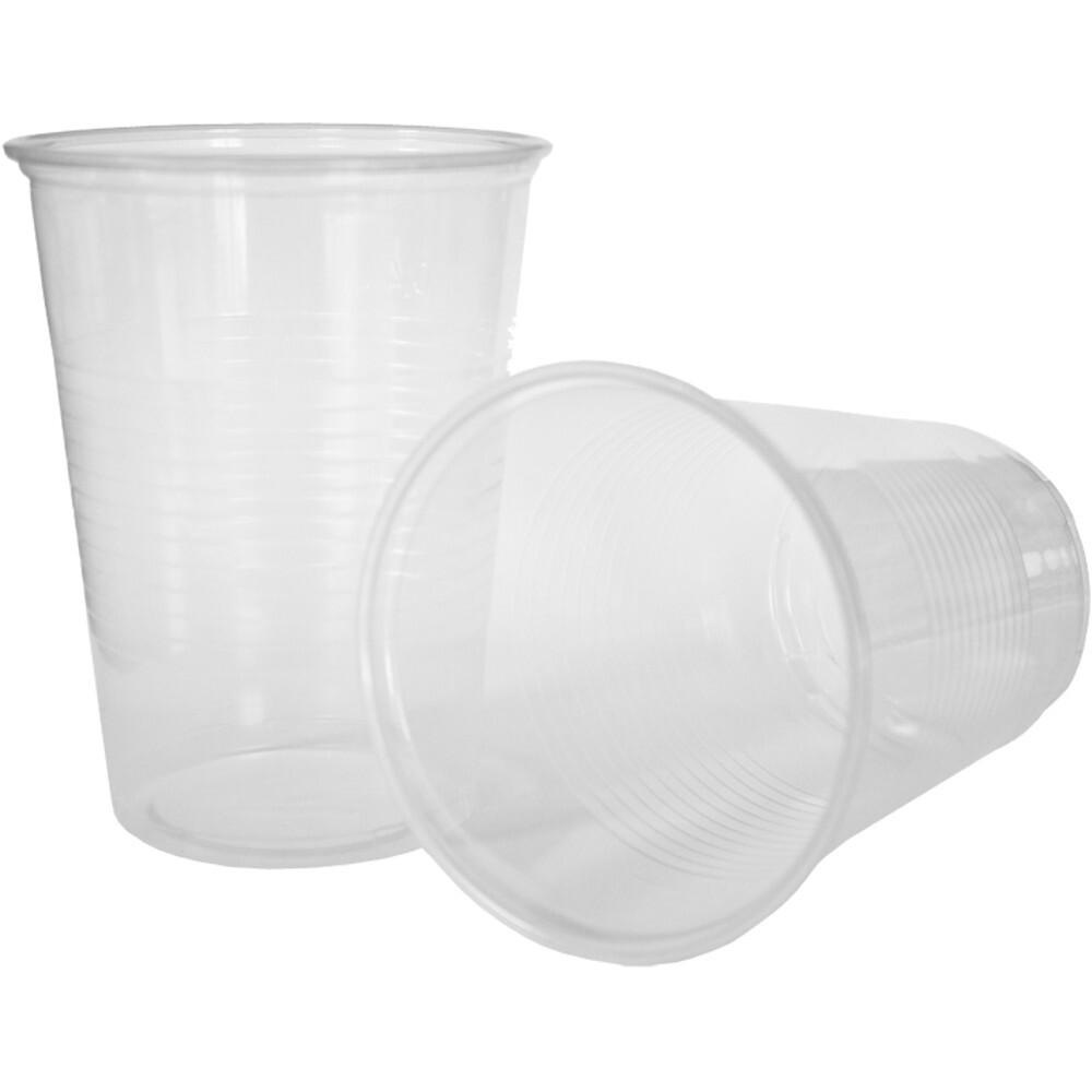 Trinkbecher klar, 0,4 Liter, 50 St&uuml;ck, Kunststoff