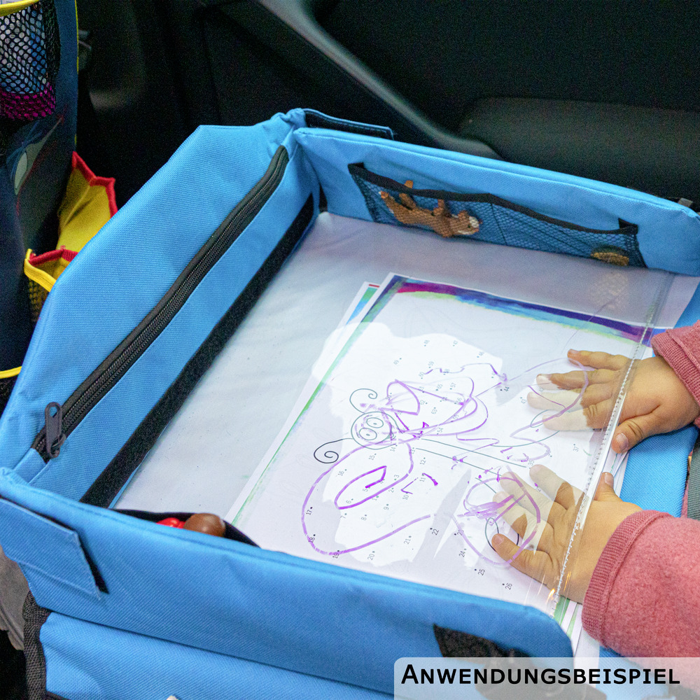 Kinder-Reisespieltisch f&uuml;rs Auto blau/schwarz image number 2