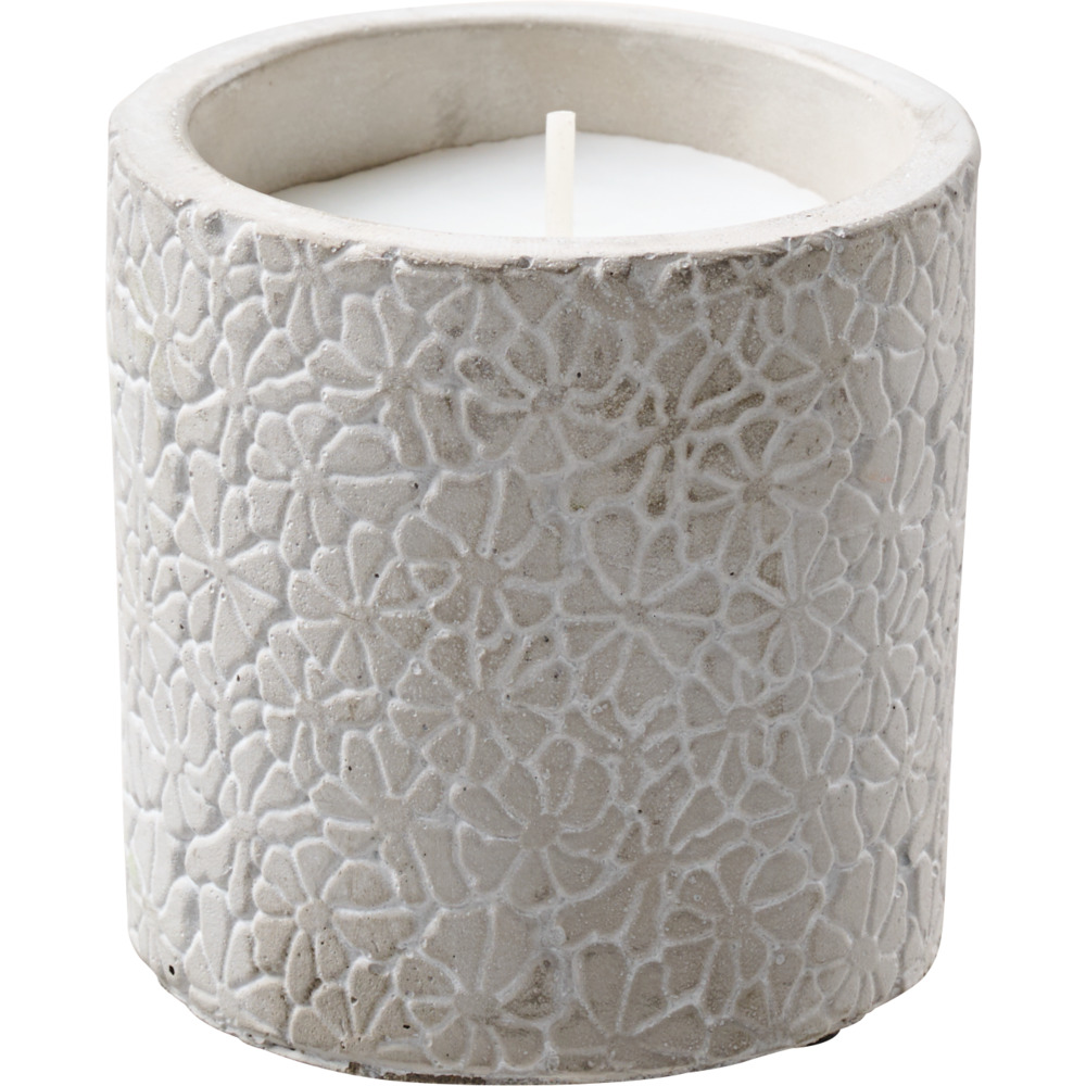 Citronellakerze &Oslash; 7,5 cm im Betontopf image number 3
