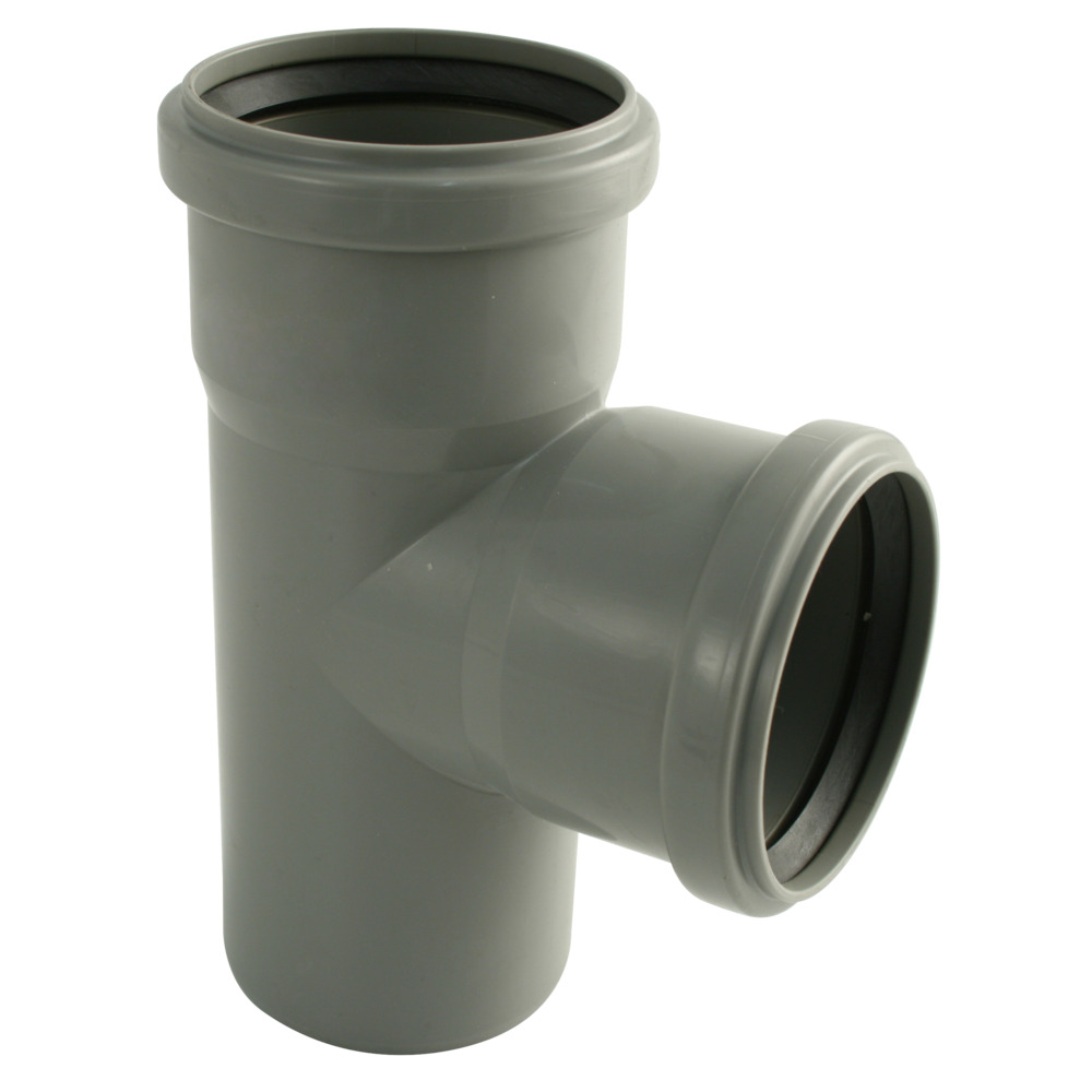 HTEA Einfach-Abzweig DN 110/110 mit 87&deg; Winkel