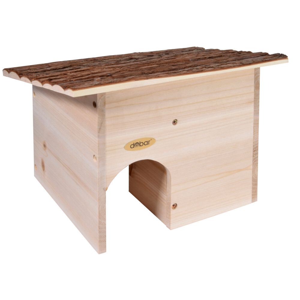 Igelhaus Holz  34 x 28 x 25 cm