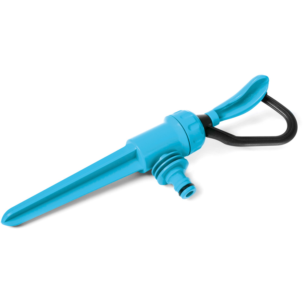 Impulsregner f&uuml;r ca. 120 m&sup2; aus Kunststoff mit Erdspie&szlig;