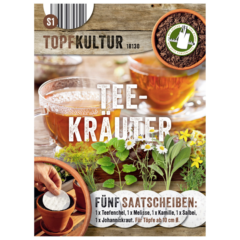 Saatscheiben Tee-Kr&auml;uter-Mix 5 Scheiben