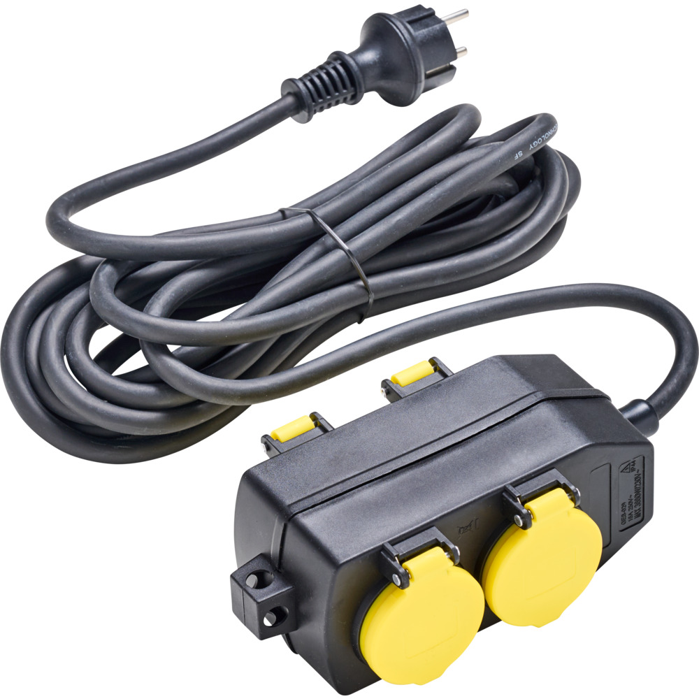 Steckdosenleiste 4-fach, 5 m, au&szlig;en image number 1