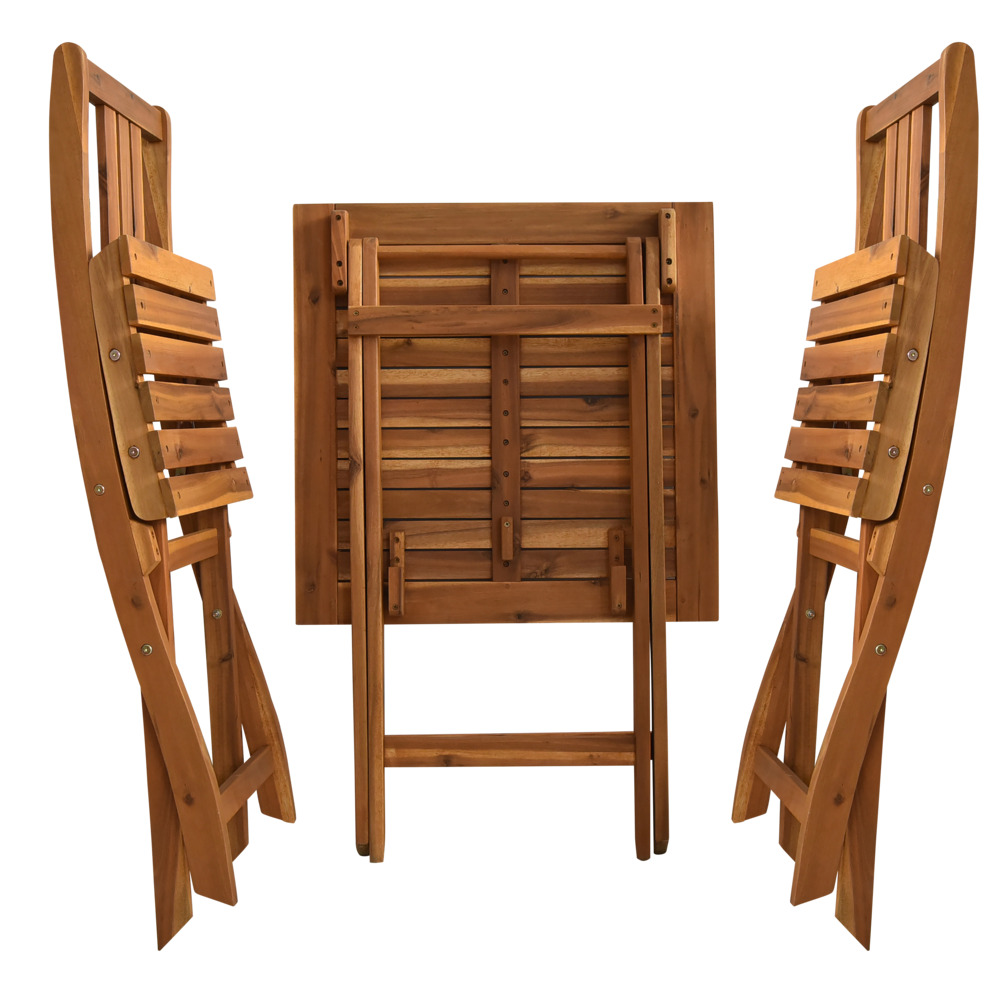 Balkonset 3-teilig Akazienholz klappbar image number 1