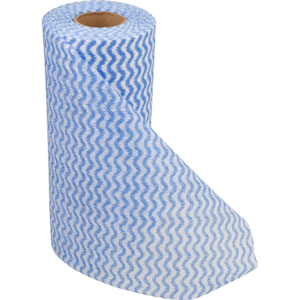 Putzpapier-Rolle blau mit 50 Blatt je 40 x 20 cm