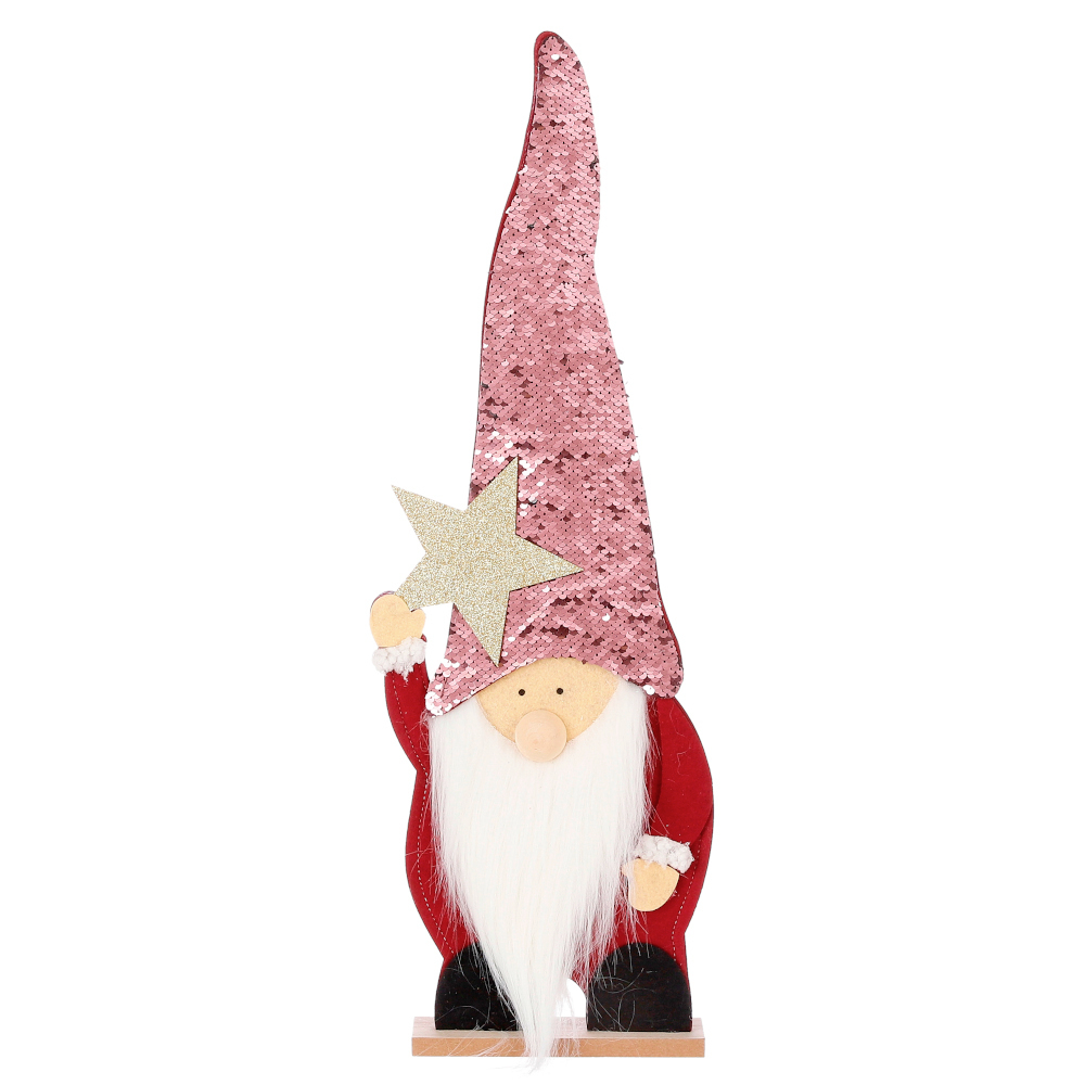 Weihnachtsmann Wichtel aus Holz