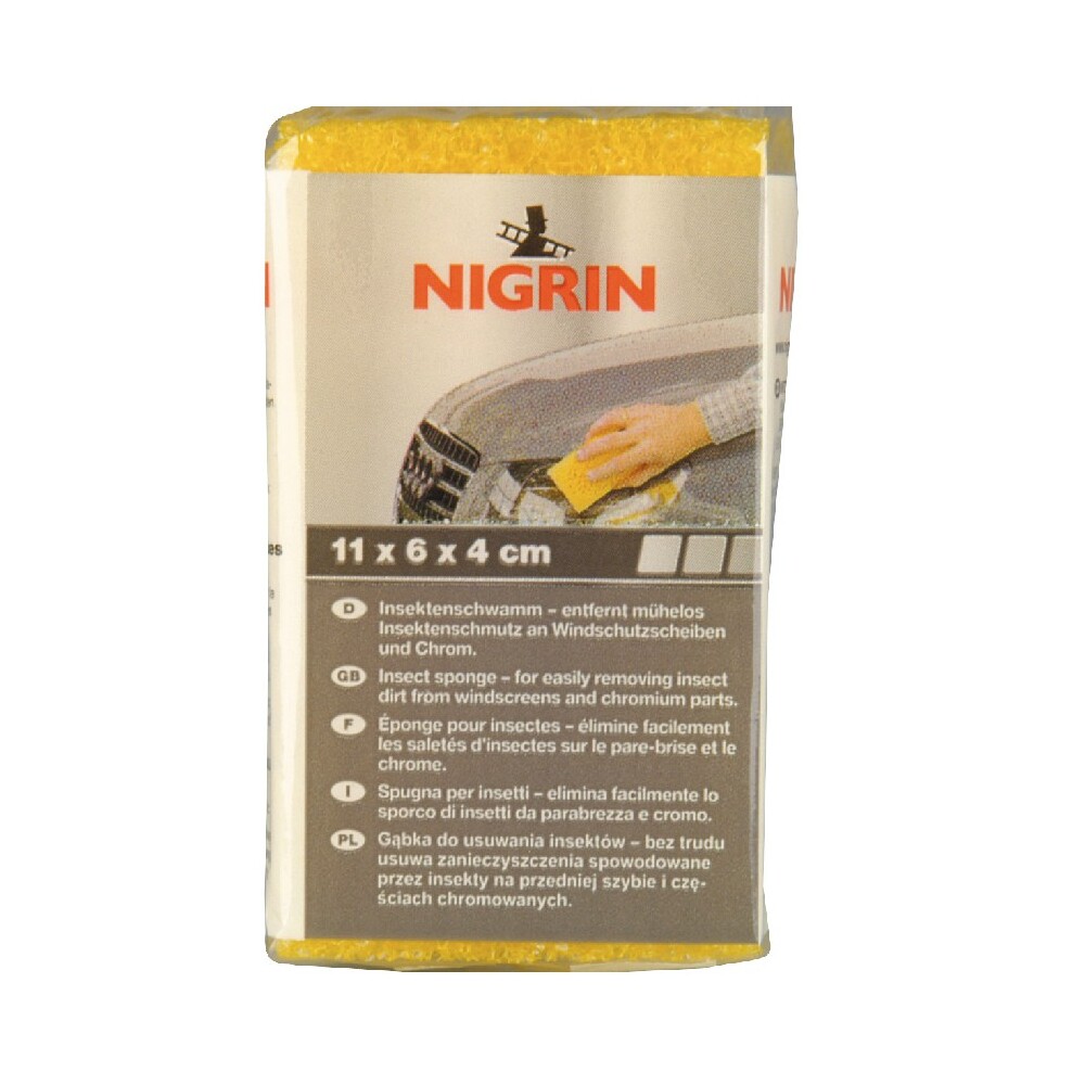Nigrin Insektenschwamm, 11 x 6 x 4 cm, gelb