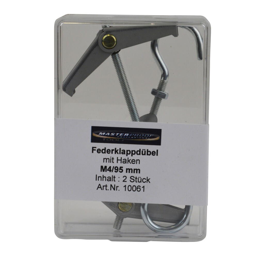 Federklappd&uuml;bel mit Haken M4/95 mm 2 St&uuml;ck image number 1