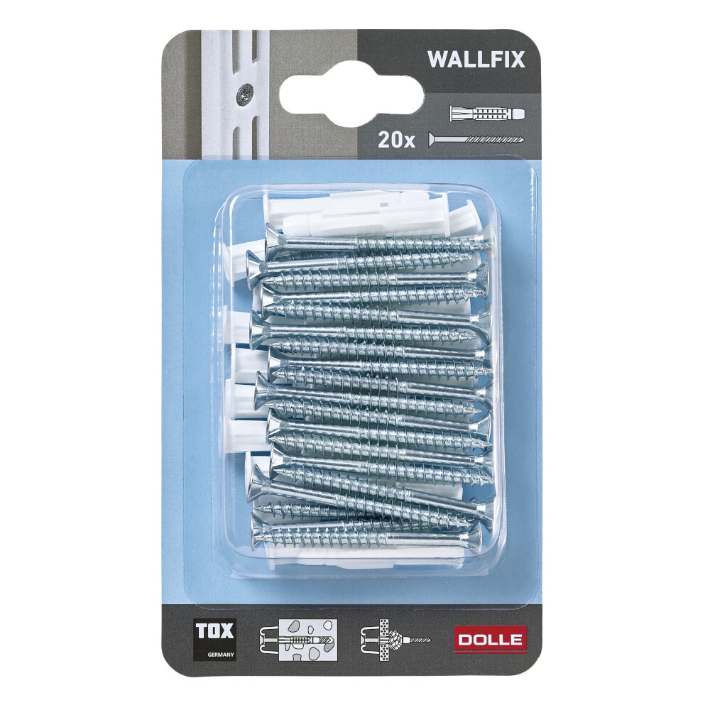 Befestigungsset f&uuml;r Wandschiene