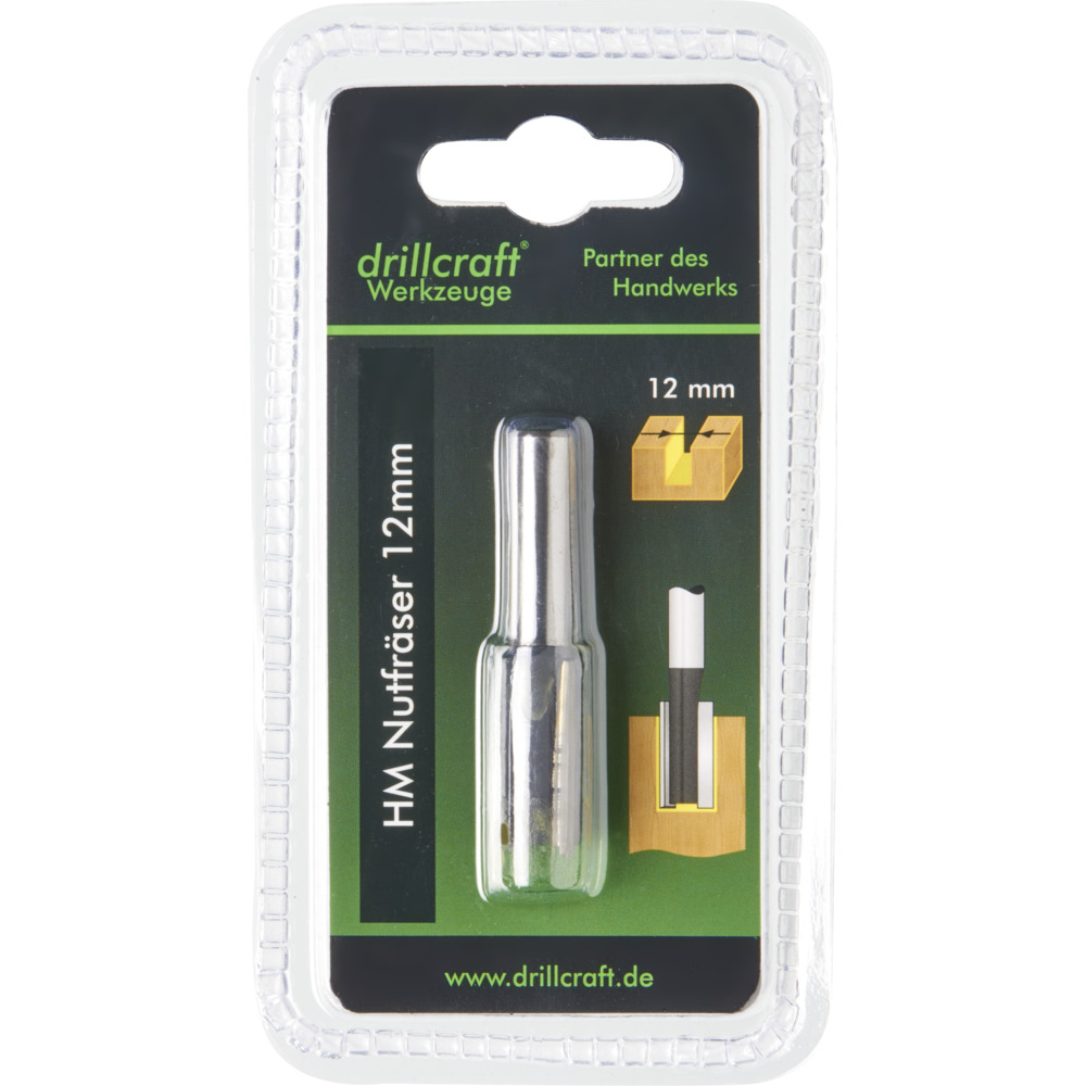 Drillcraft HM-Nutfr&auml;ser 12 mm image number 2
