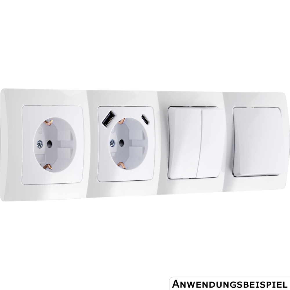 Abdeckrahmen Monaco Serie 4-fach image number 3