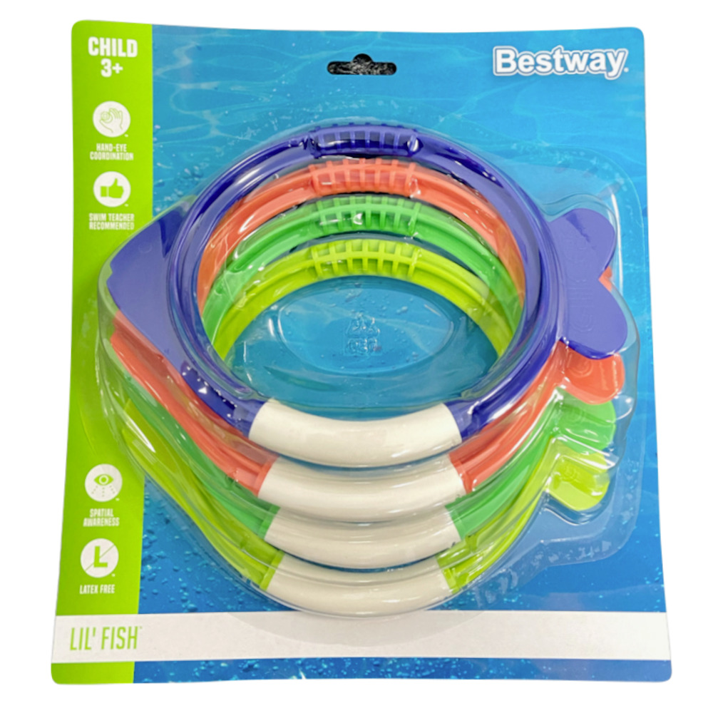 Bestway&reg; Tauchringe-Set Hydro-Swim&trade; 4-teilig image number 1