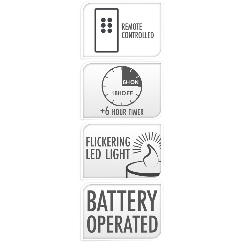 LED-Dinnerkerzen Echtwachs flackernd 2er-Set weinrot image number 1