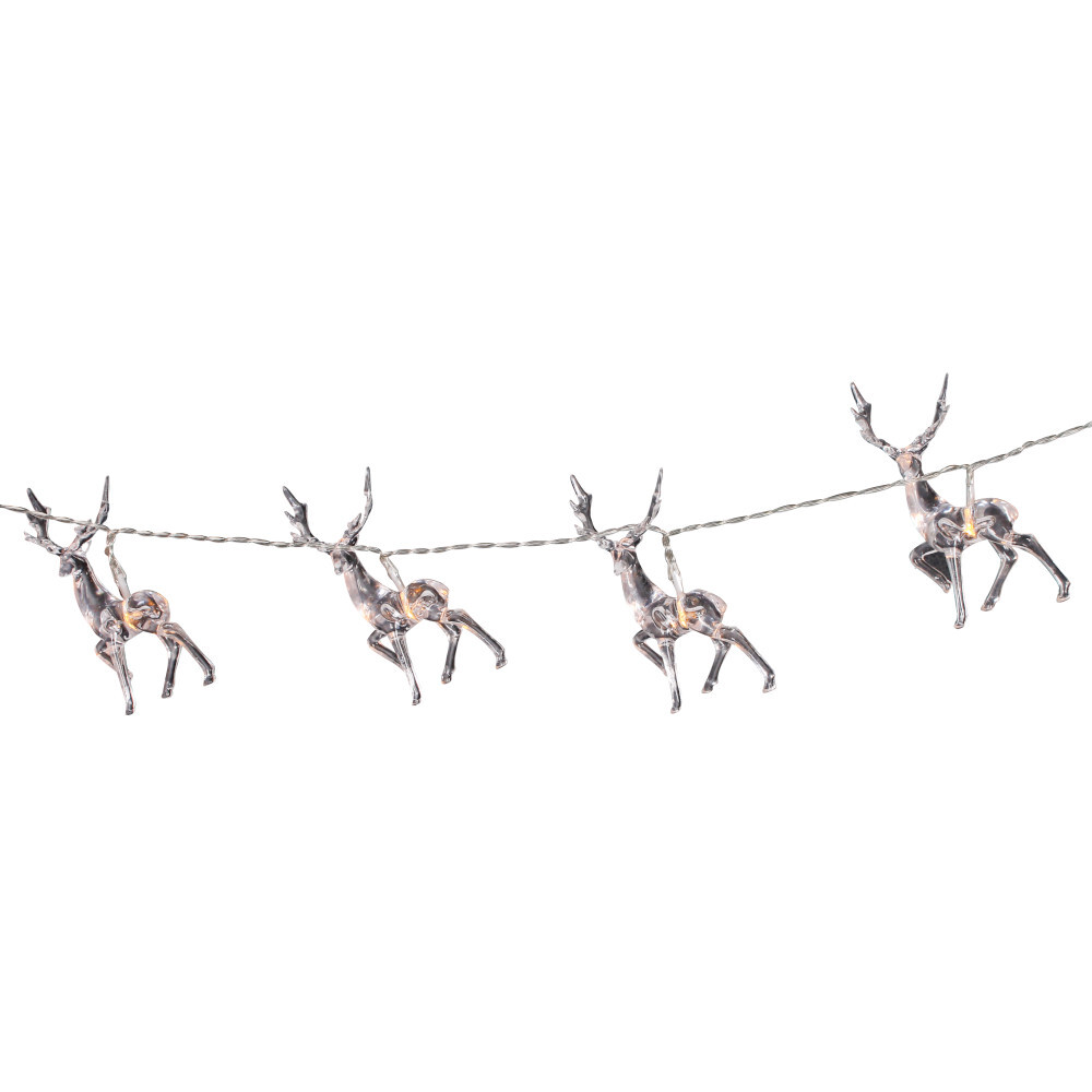 LED-Lichterkette-Hirsch mit 10 LEDs