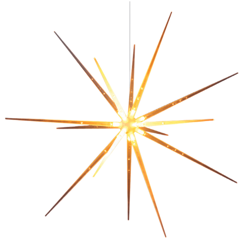 LED-Polarstern IP 44 mit 8 Funktionen und Timer