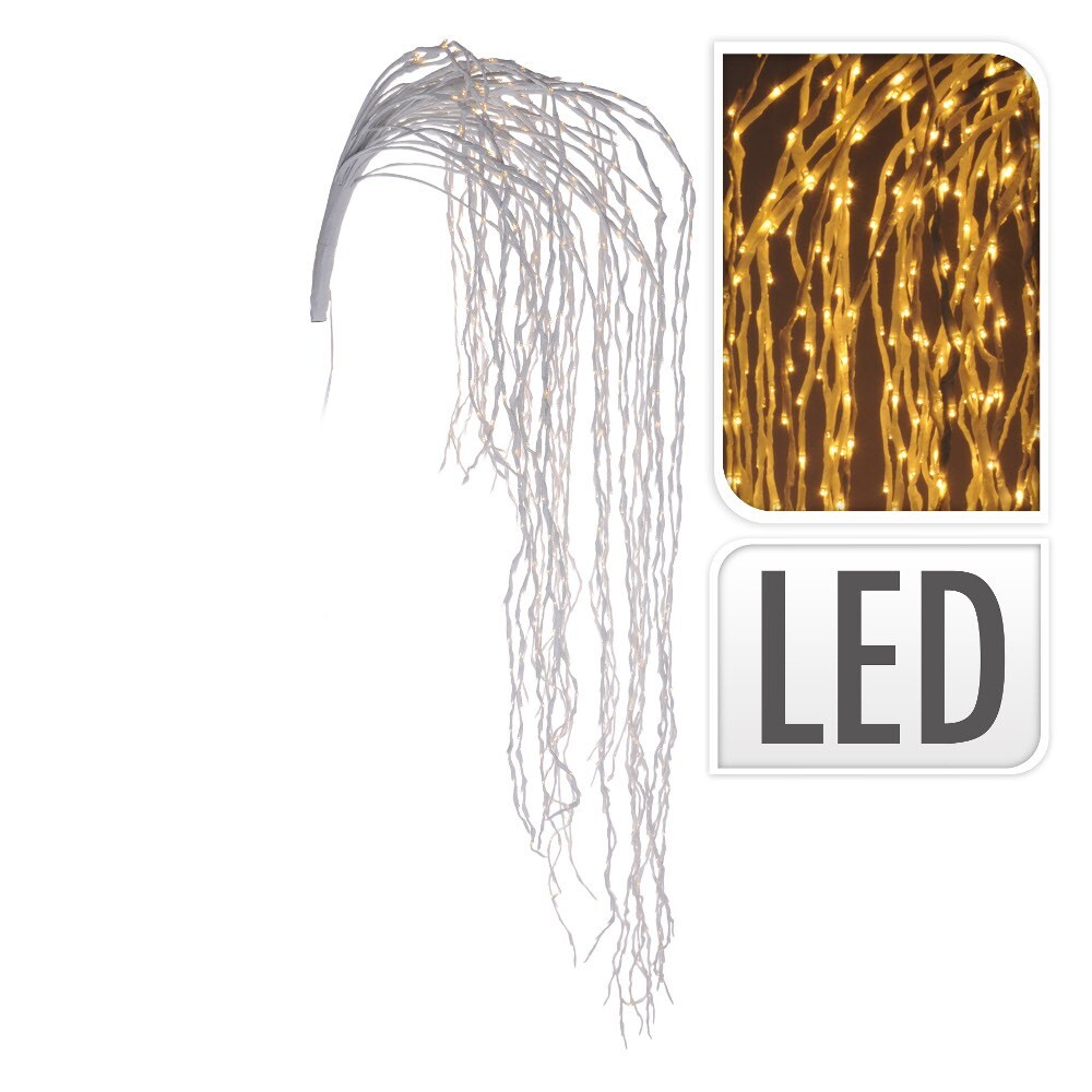 Dekozweige 1120 LED 190 cm in Warmwei&szlig; f&uuml;r Innen und Au&szlig;en