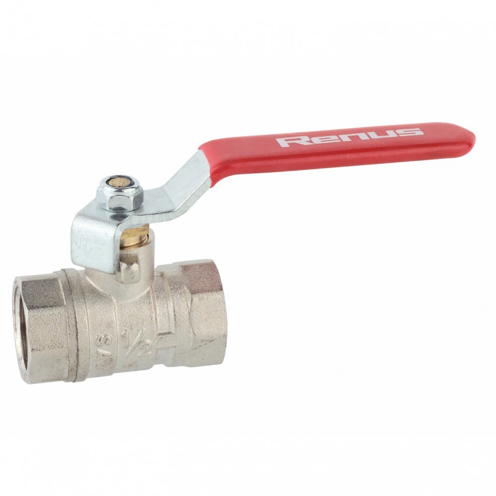 Kugelhahn mit &frac12;'' Innengewinde aus Pressmessing