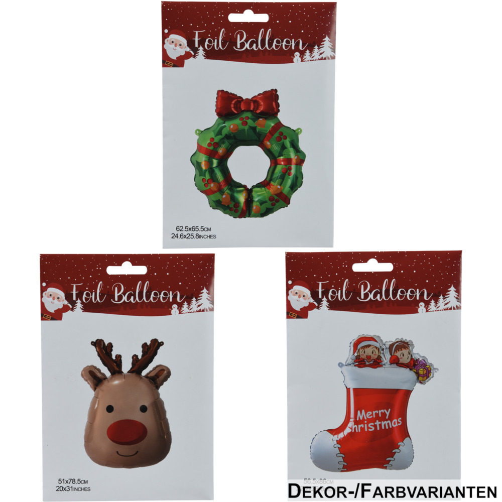 Heliumballon Weihnachten