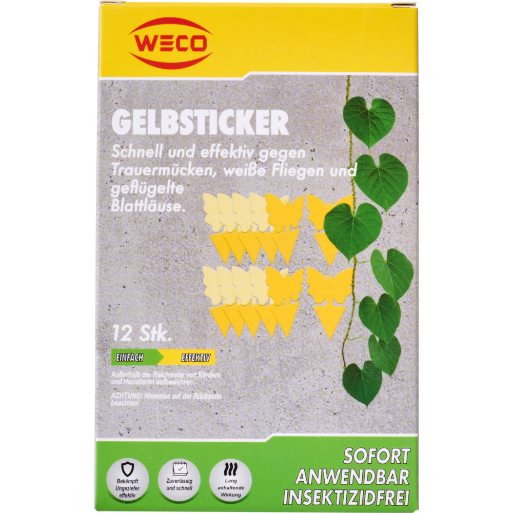 Gelbsticker 12er-Set