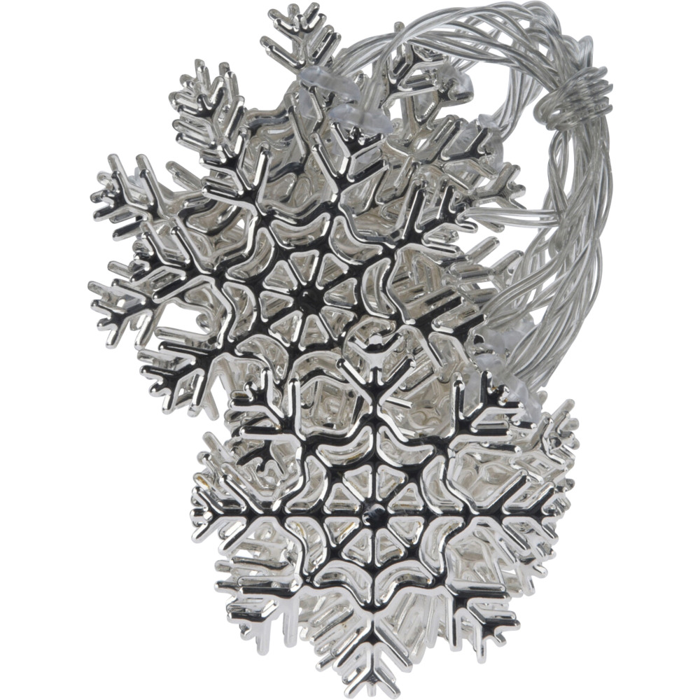 LED-Lichterkette Schneeflocke 10 LEDs, Farbauswahl image number 7