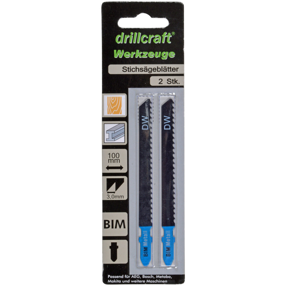 Stichs&auml;geblatt 2 St&uuml;ck 24 Zahn 100 x 3,0 mm T-Aufnahme BIM image number 1