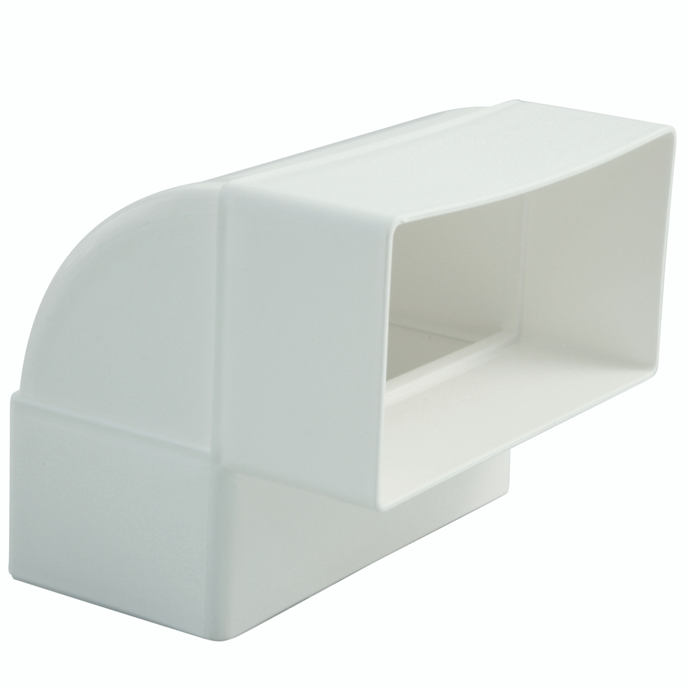 Flachkanal Winkel 90&deg; senkrecht f&uuml;r Abluft