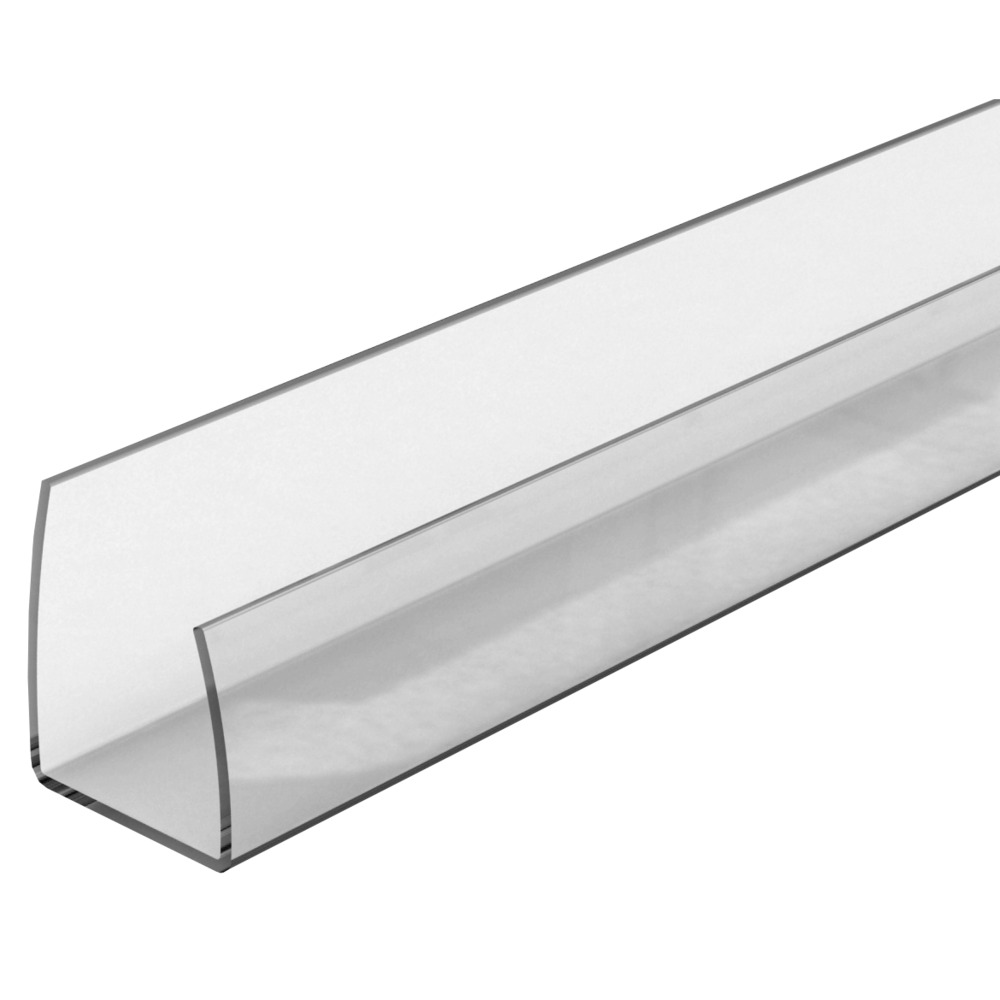 Polycarbonat U-Profil 4,5-6 mm x 98 cm