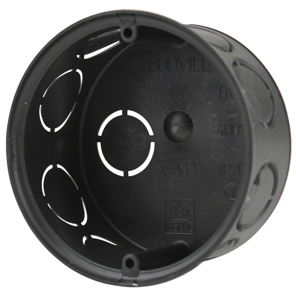 Hohlwanddose &Oslash; 80 mm, schwarz