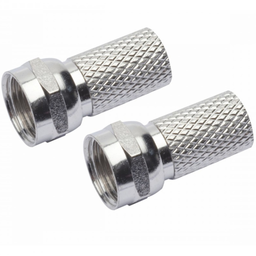 F-Stecker 7 mm 2er Pack