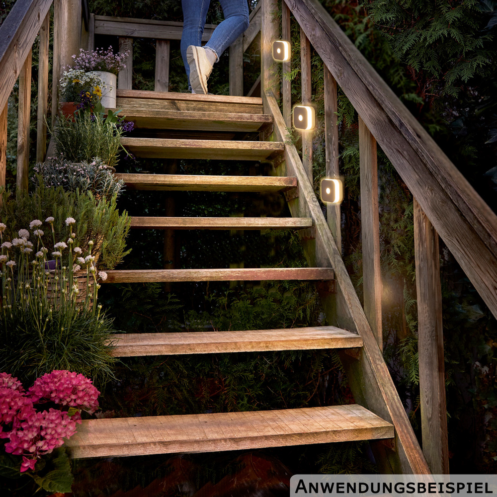 LED-Treppenlicht-Set 3-teilig batteriebetrieben image number 3