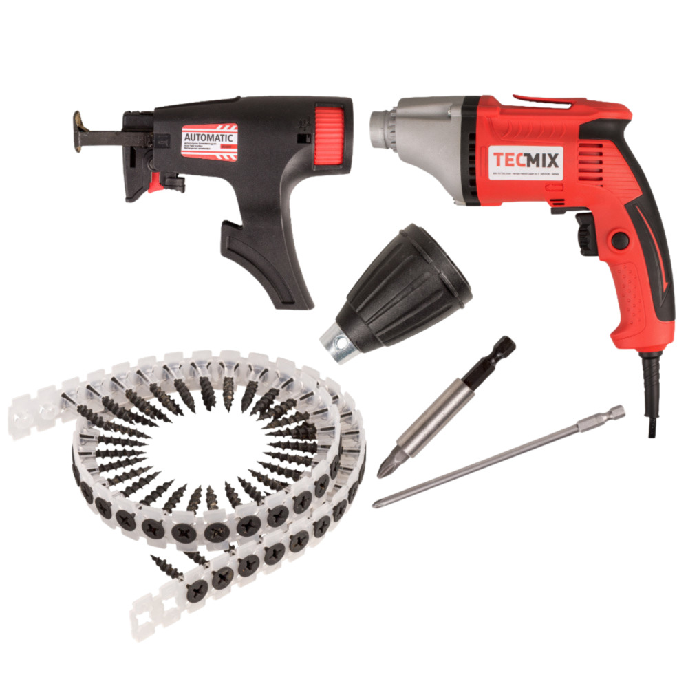 Magazin Trockenbauschrauber 550 Watt 230 V mit Transportkoffer