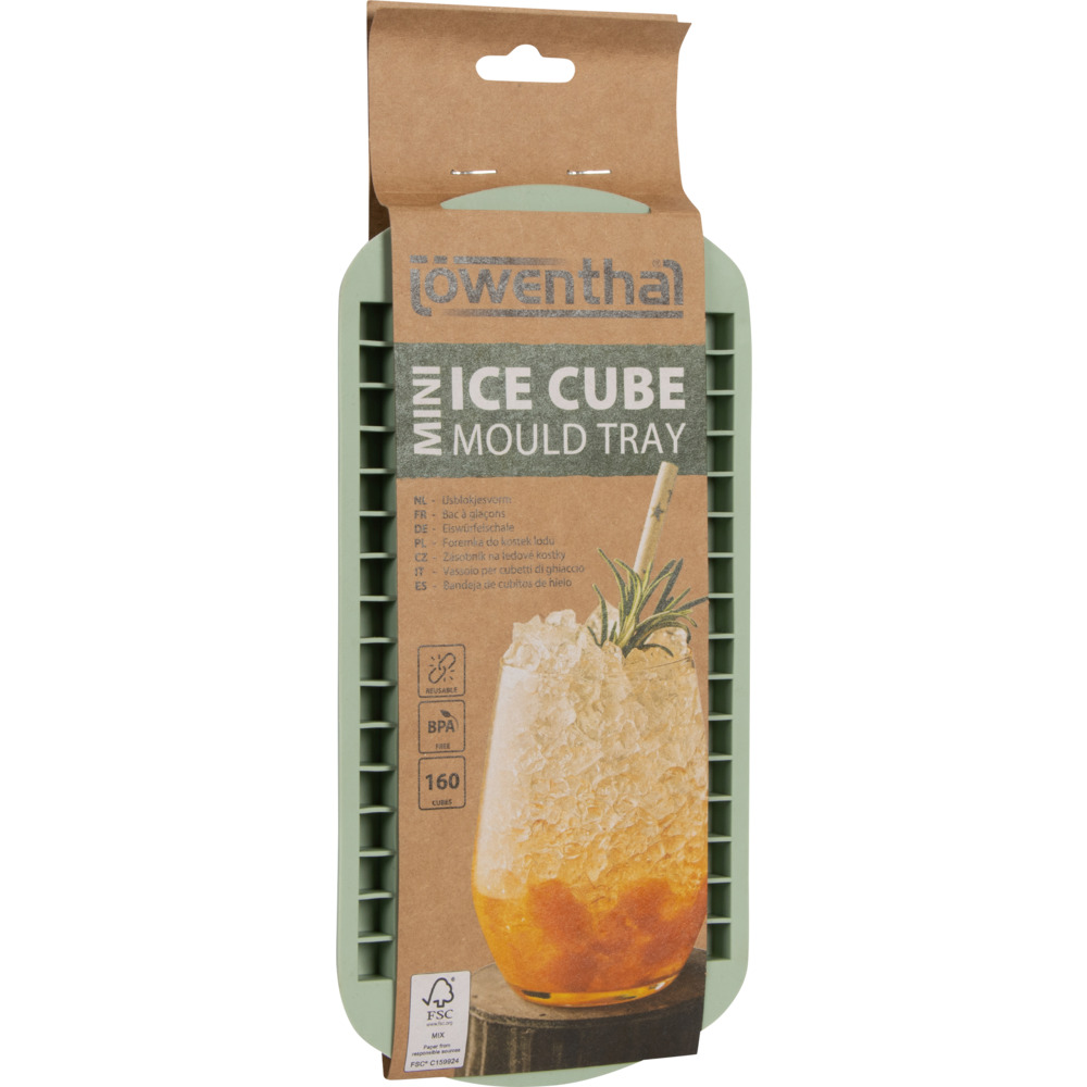 Eisw&uuml;rfelform Silikon 160 W&uuml;rfel Crushed Ice Gr&uuml;n image number 1