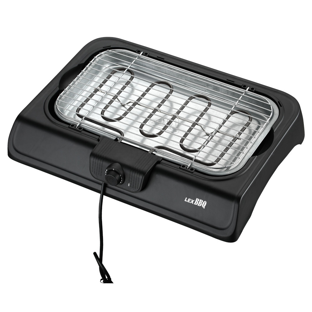 2in1 Tisch- und Standgrill elektrisch mit 2000 W in Schwarz image number 1