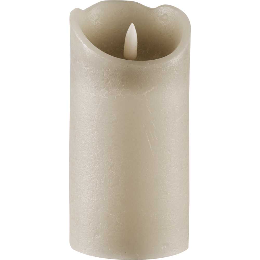 LED-Echtwachskerze Rustic &Oslash; 7,5 x 15 cm mit Timer image number 6