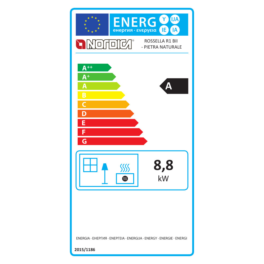 Kaminofen "Rosella R1 Liberty", wei&szlig; image number 2