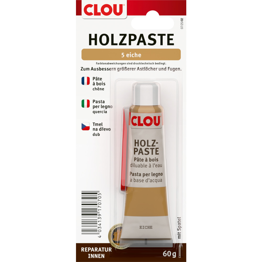 CLOU Holzpaste Holzreparaturmasse Nr.5 eiche