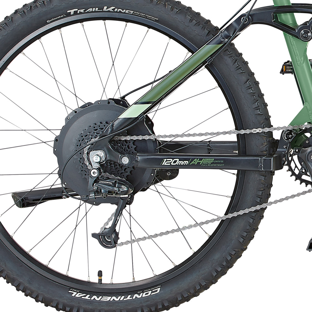 PROPHETE Graveler 22 Fully E-Mountain-Bike 27,5" in Gr&uuml;n image number 2