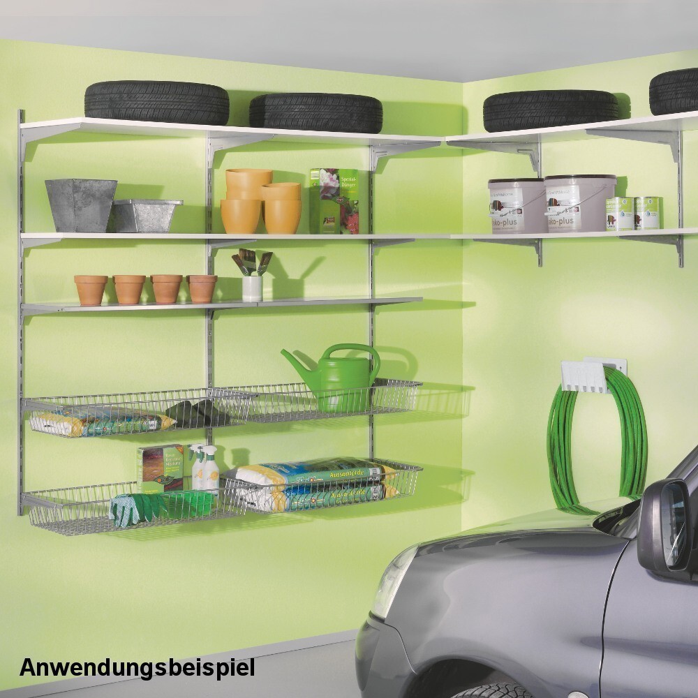 Tr&auml;ger 250mm 1-reihig wei&szlig; image number 1