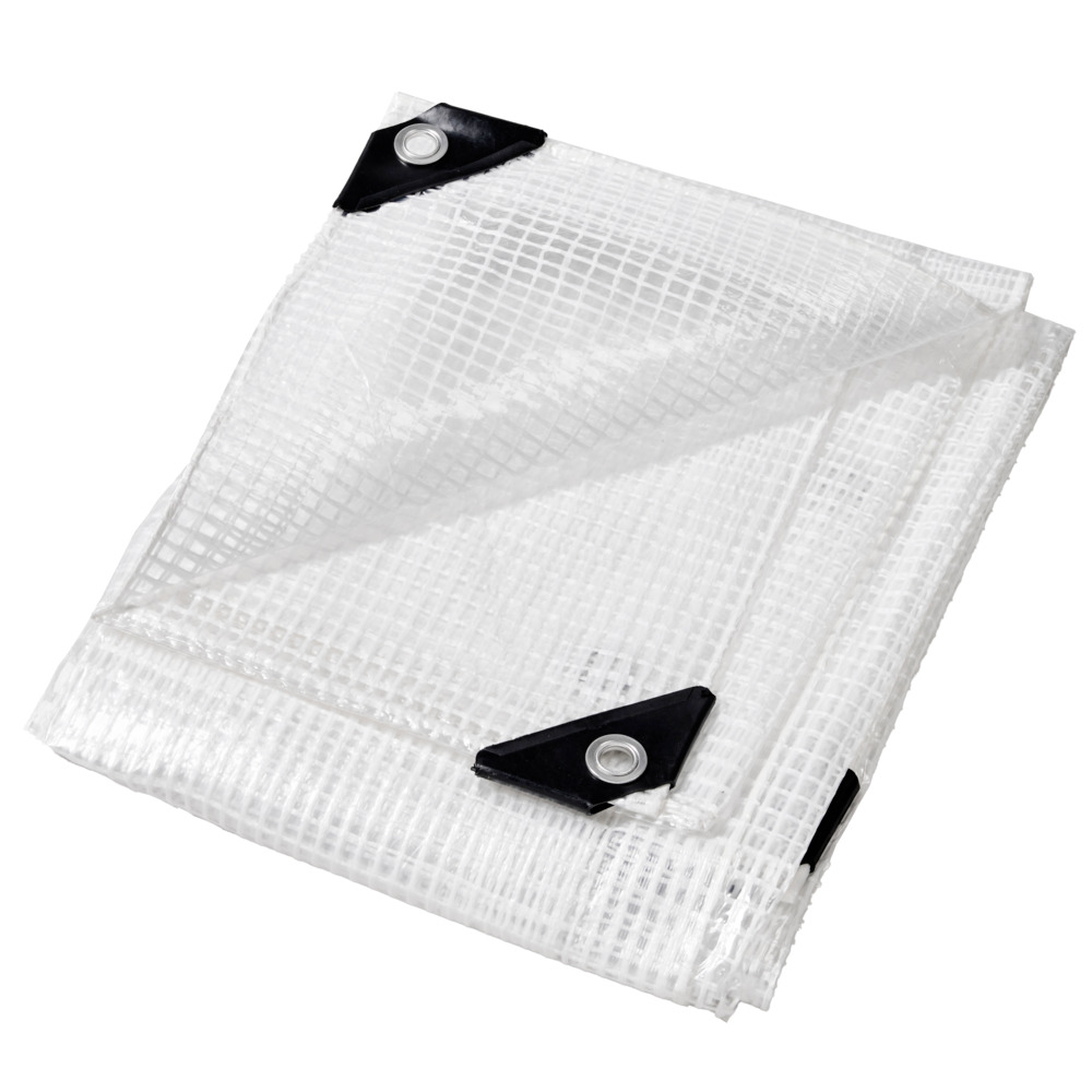 Gittergewebeabdeckplane 2 x 3 m 150 g/m&sup2; in transparent