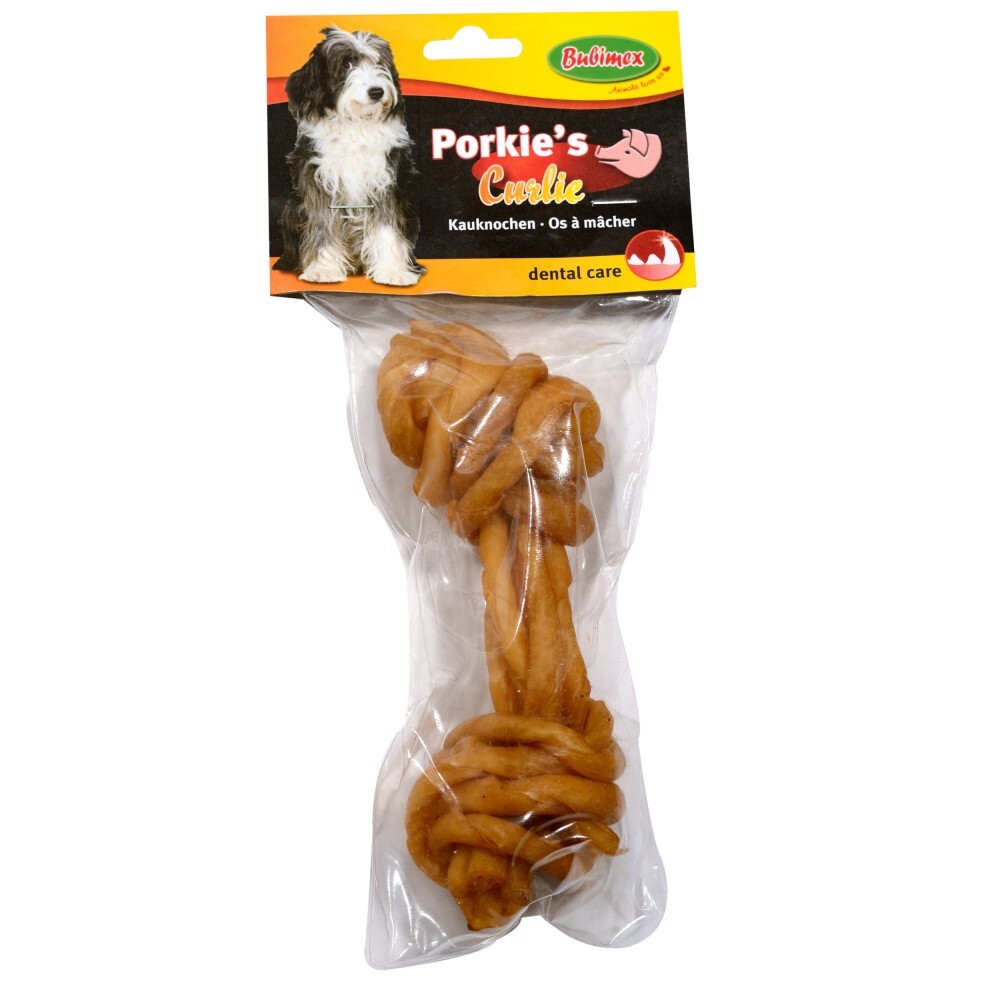 Bubimex Kauknochen 15 cm aus Schweinehaut
