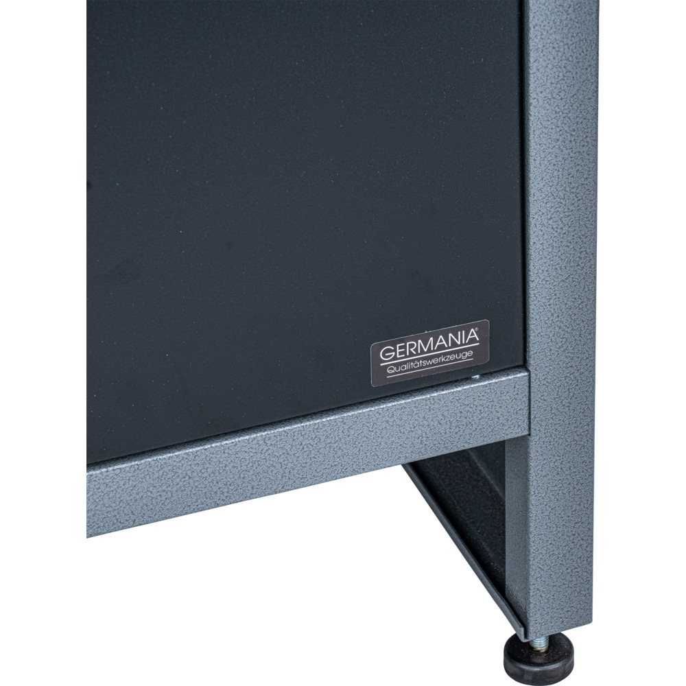 GERMANIA&reg; Werkbank mit Metallgestell und Holz-Arbeitsplatte image number 4