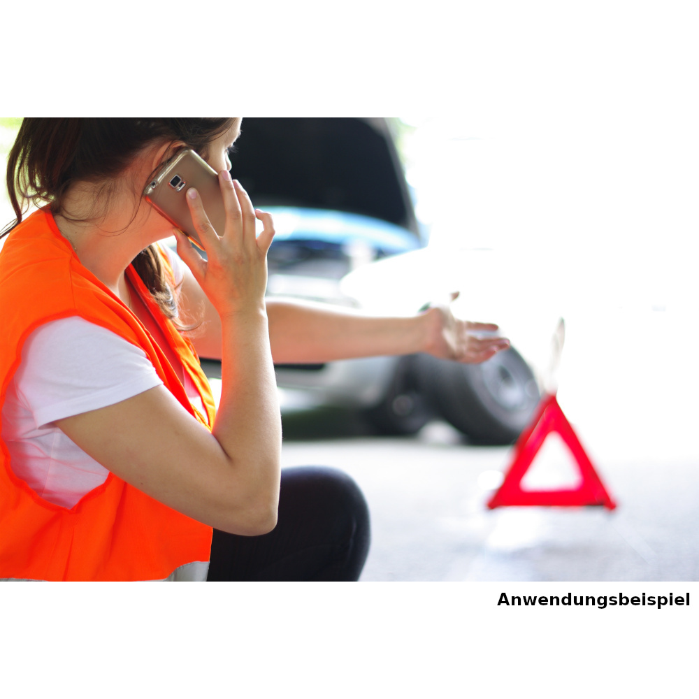 Warnweste in orange nach EN ISO 20471 Gr&ouml;&szlig;e L image number 2