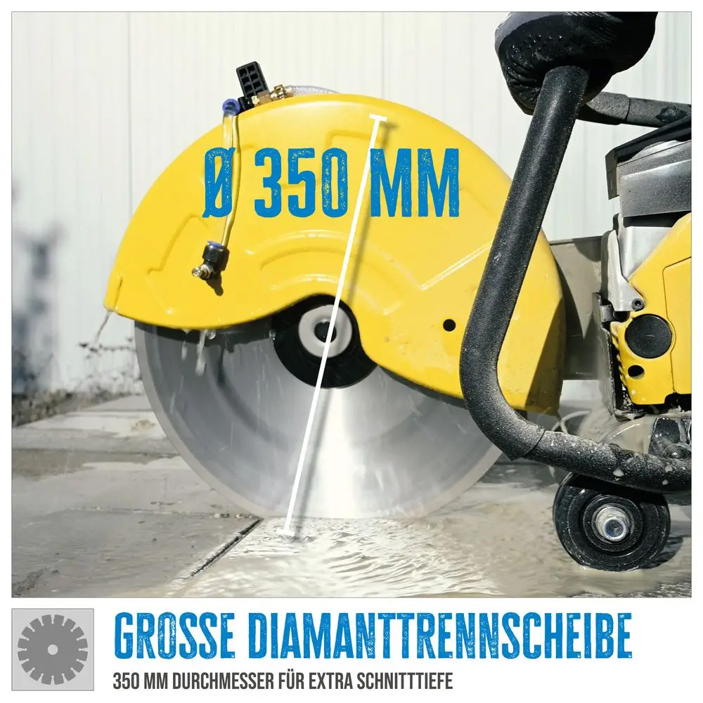 G&uuml;de&reg; Betontrennschneider GBTS 350.1 mit 3,9 PS image number 8