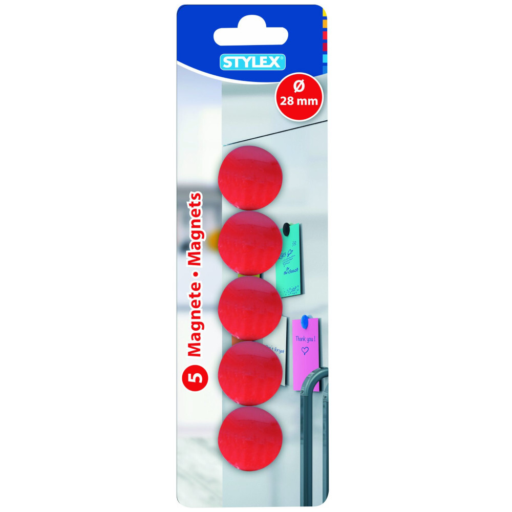 Magnete 5 St&uuml;ck &Oslash; 28 mm in verschiedenen Farben image number 3