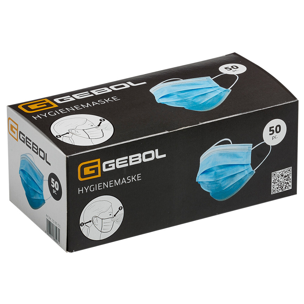Hygiene Maske Blau, hypoallergen
