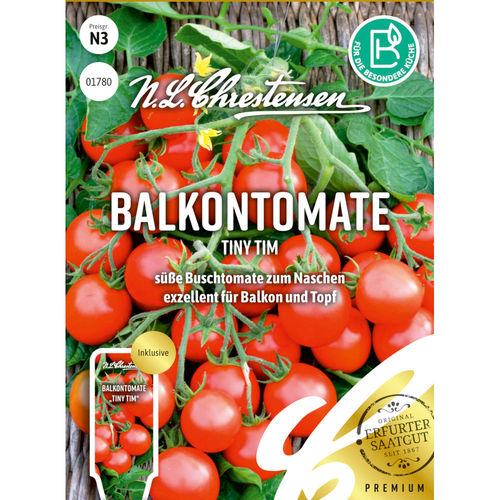 Saatgut Balkontomate Tiny Tim f&uuml;r ca. 30 Pflanzen